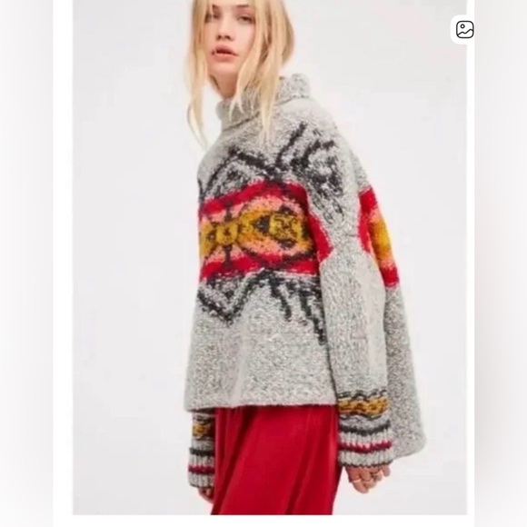 Free People Sweaters - FREE PEOPLE ❄️ Arctic Blast💥 Pullover Sweater Sz L